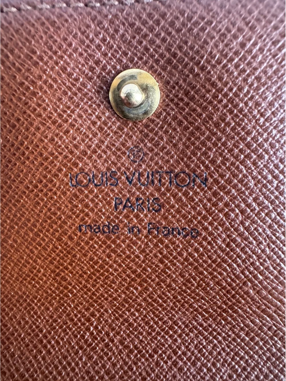 Louis Vuitton Elise Monogram Trifold Wallet Vintage 2001 France SP0051 Entrupy